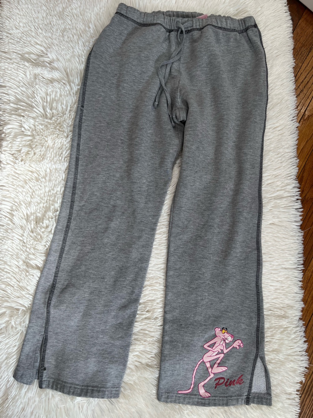 Pink Panther women Y2K sweatpants size S